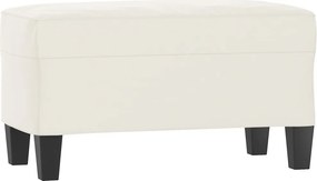 vidaXL Πάγκος Μπεζ 70 x 35 x 41 εκ. από Ύφασμα Μικροϊνών