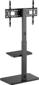 BRATECK βάση τηλεόρασης δαπέδου FS32-46, 37-75", έως 40kg, με ράφι