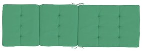 vidaXL Μαξιλάρια Ξαπλώστρας 2 τεμ. Πράσινα από Ύφασμα Oxford