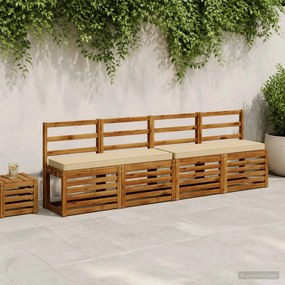 vidaXL Μαξιλάρια Πάγκου 2 Τεμαχίων VUGHT 2 pcs 100% Πολυεστέρας Μπεζ