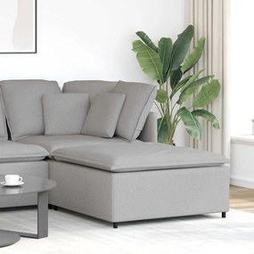 vidaXL Υποπόδιο Καναπέ-Μονάδα Γκρι 100 x 100 x 48 εκ.