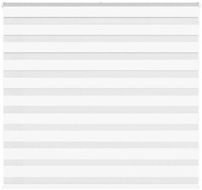 vidaXL Ζέβρα τυφλή Λευκό Πλάτος υφάσματος 155,9 εκ. Πολυεστέρας