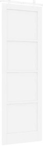 vidaXL Συρόμενη Πόρτα Χειροκίνητος Λευκό 78 x 232 cm