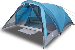 vidaXL Σκηνή Κάμπινγκ 4 Ατόμων Αδιάβροχη Μπλε