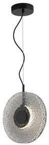 Κρεμαστό Φωτιστικό Οροφής 28cm LED 8W IP20 3000K Zambelis-23072-Φιμέ/Smoke 23072
