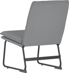 vidaXL Πολυθρόνα Ανοιχτό Γκρι 52 x 75 x 76 εκ. Υφασμάτινη