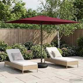 vidaXL Ομπρέλα Κήπου με Βάση 200 x 300 cm Πολυεστέρας Ορθογώνιος