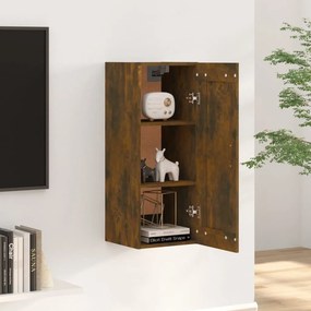 vidaXL Ντουλάπι Κρεμαστό Καπνιστή δρυς35x34x90εκ. Επεξεργασμένο Ξύλο