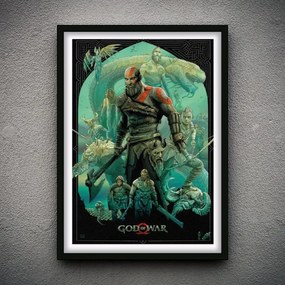 Πόστερ &amp; Κάδρο God Of War GM2312 21x30cm Εκτύπωση Πόστερ (χωρίς κάδρο)