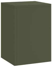 vidaXL Βάση φυτών 3 pcs Λαδί Ατσάλι