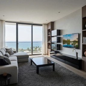 Σύνθεση σαλονιού Malcon-Μαύρο