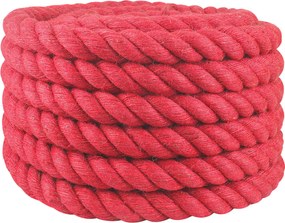 vidaXL Σχοινί Από Τζute 30 mm Κόκκινο 100% Τζούτα Tossa