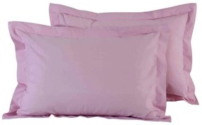 Μαξιλαροθήκες Σετ 2τμχ 1012 Best Colors Pink Das Home 50Χ70 100% Cotton