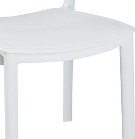 Τραπεζαρία Icon-Ignite pakoworld σετ 3τεμ PP σε λευκή απόχρωση