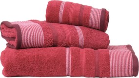 Πετσέτα Χεριών 30x50 Χαβάη Κόκκινο Viopros