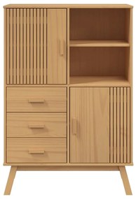 vidaXL Ντουλάπι OLDEN 85 x 43 x 125 εκ. από Μασίφ Ξύλο Πεύκου