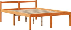 vidaXL Bed Frame 2 τμχ. Κερί Παλαίωσης 120 x 200 cm