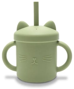 Κύπελλο Σιλικόνης με Καλαμάκι 9+ μηνών Green 10230660004 Lorelli