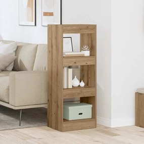 vidaXL Βιβλιοθήκη artisan δρυς 37 x 30 x 103 εκ Επεξεργασμένο ξύλο