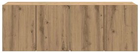 vidaXL Ντουλάπια Τοίχου Τηλεόρασης 2 Τεμ. Artisian Δρυς 60x30x41 εκ.
