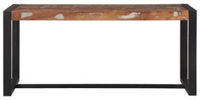 vidaXL Παγκάκι Πολύχρωμο 100x35x45 εκ Μασίφ Ξύλο Ανακυκλωμένο