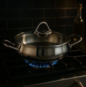 Pot Set (2 Pieces) D49 Silver