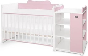 BED MULTI 190/72 COLOUR WHITE/ORCHID PINK