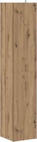 vidaXL Corner Cabinet 33 x 33 x 165 cm Engineered wood Artisan Δρυς