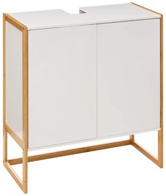 Intrahome Πάγκος-ντουλάπι μπάνιου Derfen Intrahome mdf σε λευκή-φυσική απόχρωση 70x33x80εκ | SKU: INTRAPA-200111689