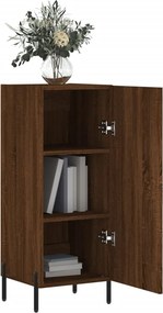 vidaXL Ντουλάπι Καφέ Δρυς 34,5 x 34 x 90 εκ. Επεξεργασμένο Ξύλο