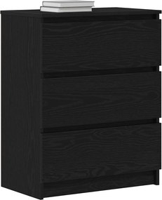 vidaXL Μπουφές Μαύρης Δρυός 60x35x76 εκ. από Τεχνητό Ξύλο