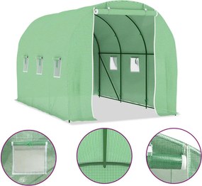 vidaXL Θερμοκήπιο 6,86 μ² 3,43 x 2 x 2 μ.