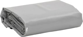 vidaXL Μουσαμάς Γκρι 650 γρ./μ.² 4x7 μ.