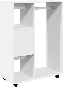 vidaXL Ντουλάπα Λευκή 80 x 40 x 110 εκ. από Επεξ. Ξύλο