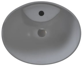 Sanitec Ionion 207 Νιπτήρας Συνθετικός Επικαθήμενος 46x36x15,5cm Cement