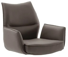 Bali Καρεκλα Relax Μαύρη + Υποπόδιο 83x86x102 cm