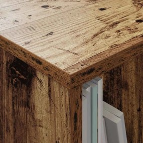 VidaXL Ράφι Περιοδικών Παλιό ξύλο 68,5 x 30 x 45 εκ.