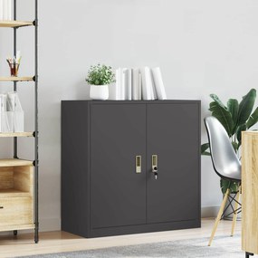 vidaXL Ντουλάπι αποθήκευσης Μαύρο 90 x 40 x 90 cm Ατσάλι
