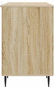 vidaXL Γραφείο Sonoma Δρυς 142,5 x 50 x 75 εκ. Επεξεργασμένο Ξύλο