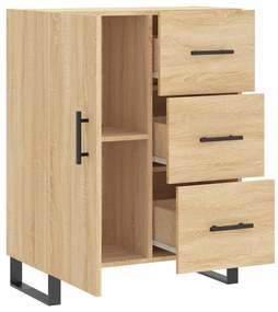 vidaXL Ντουλάπι Sonoma Δρυς 69,5 x 34 x 90 εκ. από Επεξεργασμένο Ξύλο