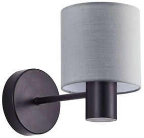 Φωτιστικό Τοίχου - Απλίκα Adept 77-8313 14x23x17cm 1xE27 60W Black-Grey Homelighting