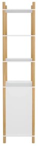 Ντουλάπι Λευκό 60 x 40 x 173 εκ. από Επεξεργασμένο Ξύλο - Λευκό