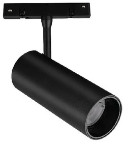 Σποτ Led Ento VK/04629/TR/DA/3/B/W Για Στρογγυλή Μαγνητική Ράγα Dali 48V 3000K 18W 1300lm CRI>90 Για Διάμετρο 3m Black VKLed