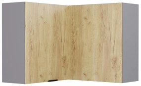Craft Πάνω Ντουλάπι Γωνιακό Χρυσό Δρυς 60-60x30x72cm WG6072C04