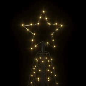 ΧΡΙΣΤΟΥΓΕΝΝΙΑΤΙΚΟ ΔΕΝΤΡΟ ΚΩΝΟΣ 200 LED ΘΕΡΜΟ ΛΕΥΚΟ 70 X 180 ΕΚ. 343505