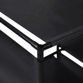 vidaXL Ραφιέρα Σκάλα Προβολής 130 x 45 x 170 εκ. Υφασμάτινη