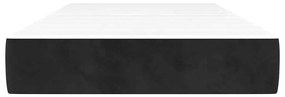 vidaXL Στρώμα με Pocket Springs Μαύρο 100x220x20 εκ. Βελούδινο