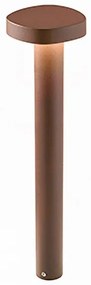 Επιδαπέδιο Φωτιστικό 70cm LED 7W IP54 3000K Ciottolo Zafferano-LD0487R3-Καφέ LD0487R3