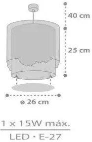 Φωτιστικό οροφής Ango Balena-Galazio