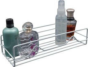 Επιτοίχιο Ράφι Κουζίνας και Μπάνιου 27x10x7cm Άσπρο ή Μαύρο - Άσπρο